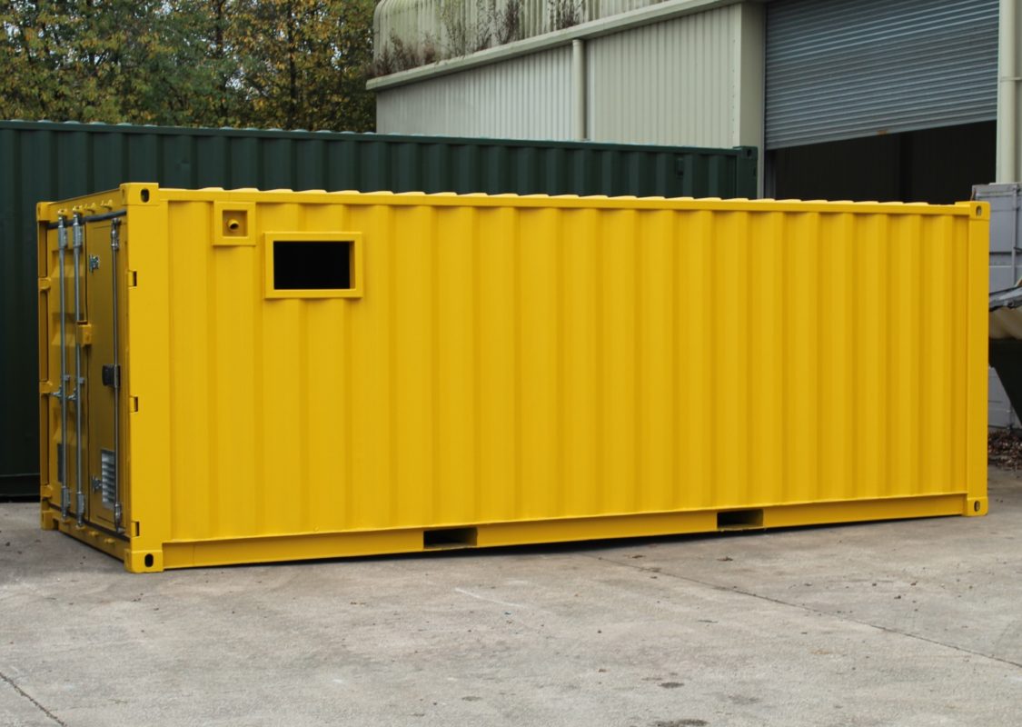 shipping container chemical storage