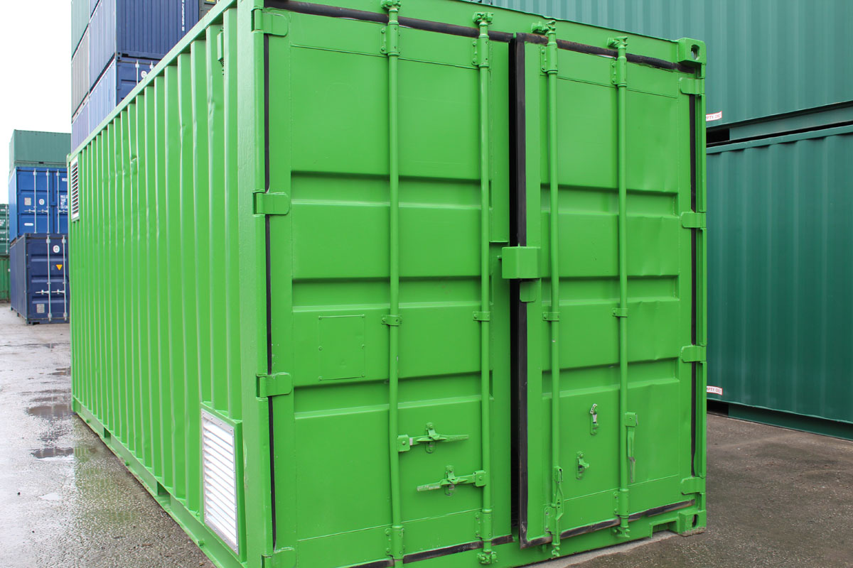 shipping container chemical store